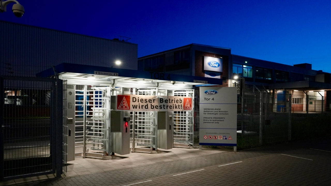 24-Stunden Streik Ford Banner