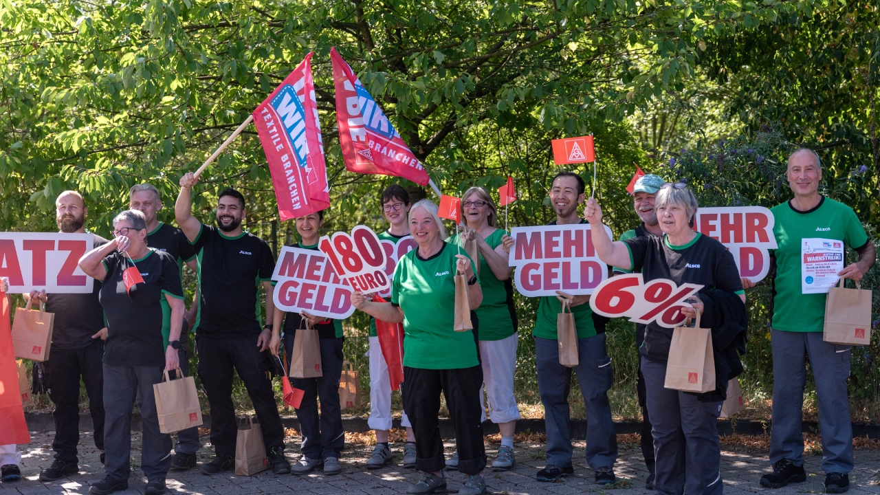 IGM-Warnstreik-Alsco-Lev