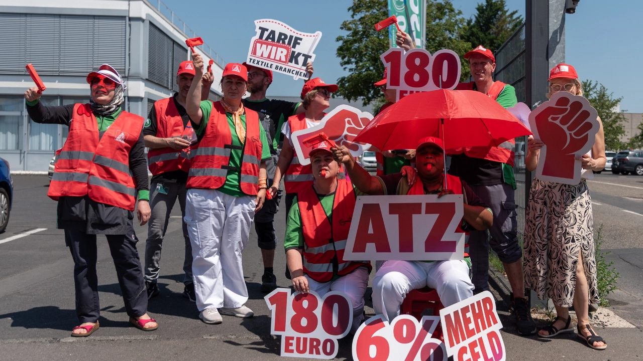 IGM-Warnstreik-Alsco-Koeln