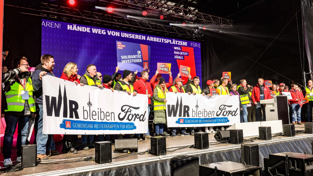 Vertrauensleute der Ford-Werke Köln bedanken sich für die Solidarität und die Unterstützung