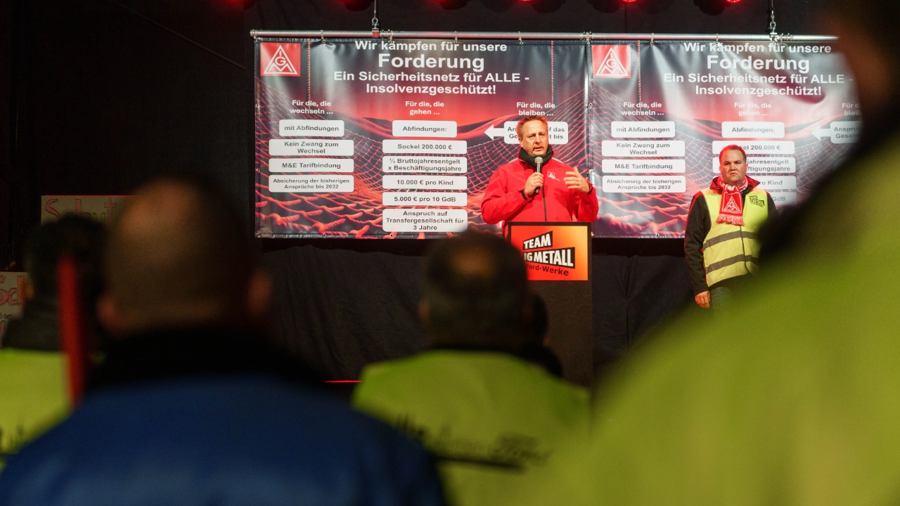 Ford-Nachtschicht-Warnstreik Benjamin Gruschka