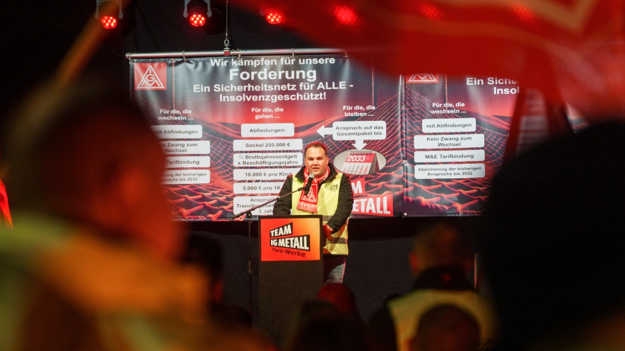 Ford-Nachtschicht-Warnstreik David Lüdtke