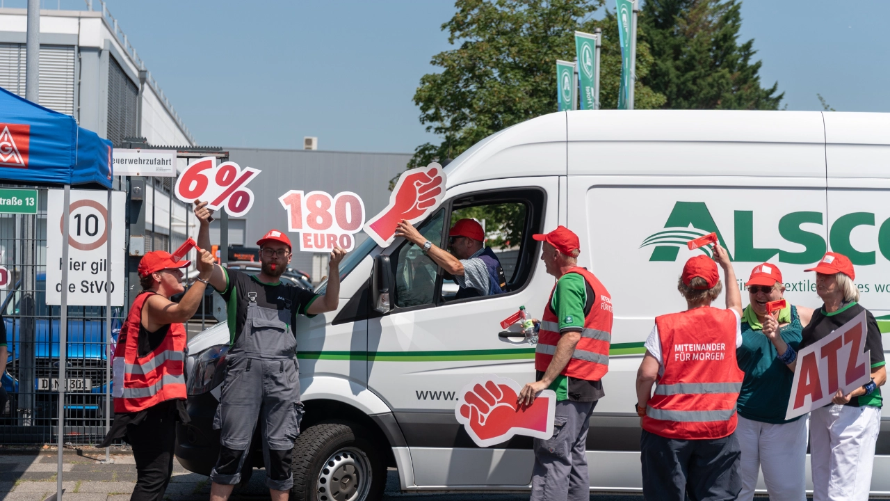IGM-Warnstreik-Alsco-Koeln