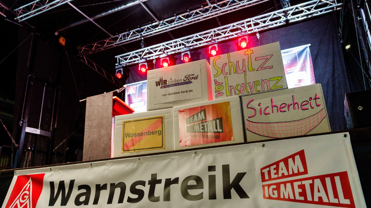 Ford-Nachtschicht-Warnstreik