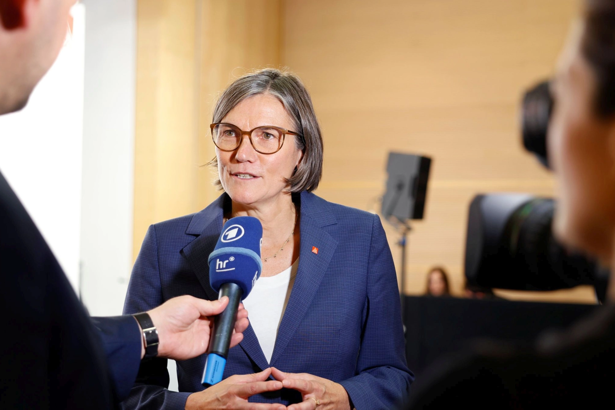 Christiane Benner auf dem .25 Ordentlichen Gewerkschaftstag der IG Metall in Frankfurt am Main.