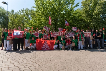 Warnstreiks bei Alsco in Köln und Leverkusen