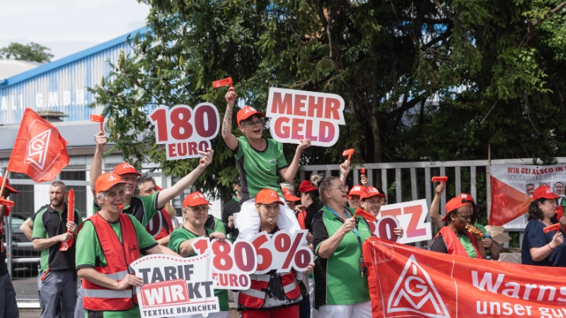IGM-Warnstreik-Alsco-Koeln