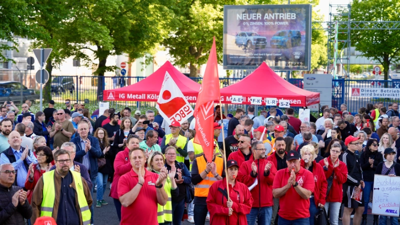 24-Stunden Streik Ford