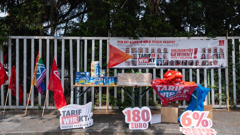 IGM-Warnstreik-Alsco-Koeln