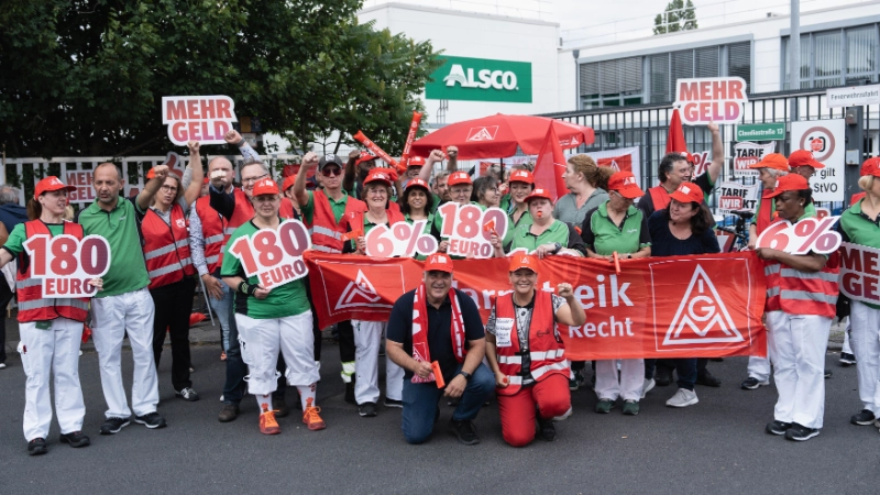 IGM-Warnstreik-Alsco