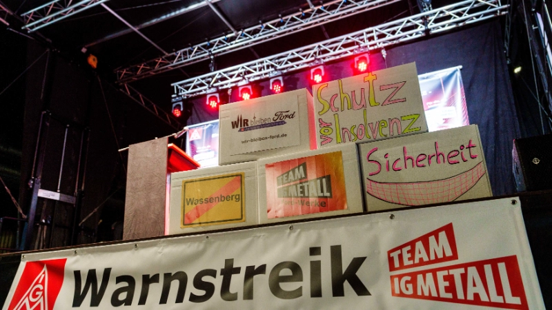 Ford-Nachtschicht-Warnstreik