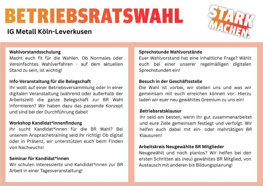 BR-Wahl Angebote und Termine