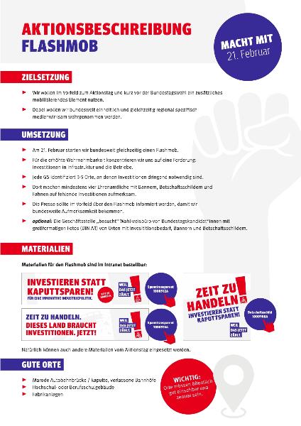 Flashmop zum Aktionstag